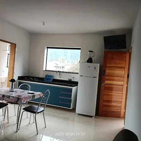 Apartamento Pe Na Areia, Praia Ubatuba, 2Quartos, Inteiro , Wi-Fi ,Garagem Exterior photo