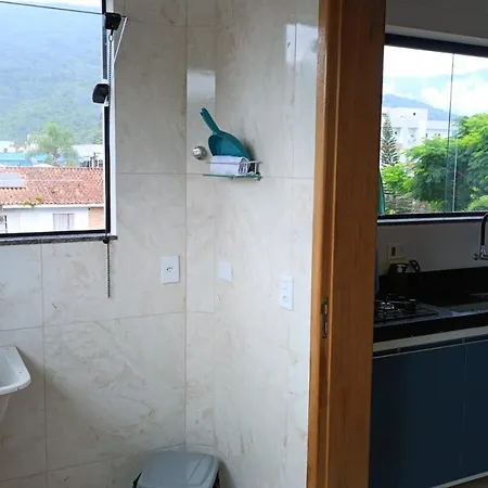 Apartamento Pe Na Areia, Praia Ubatuba, 2Quartos, Inteiro , Wi-Fi ,Garagem Exterior photo
